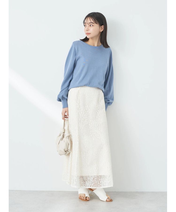 earth music&ecology「前後2WAYちびパールボタンカーディガン」|カーディガン|