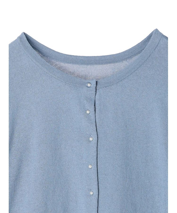 earth music&ecology「前後2WAYちびパールボタンカーディガン」|カーディガン|