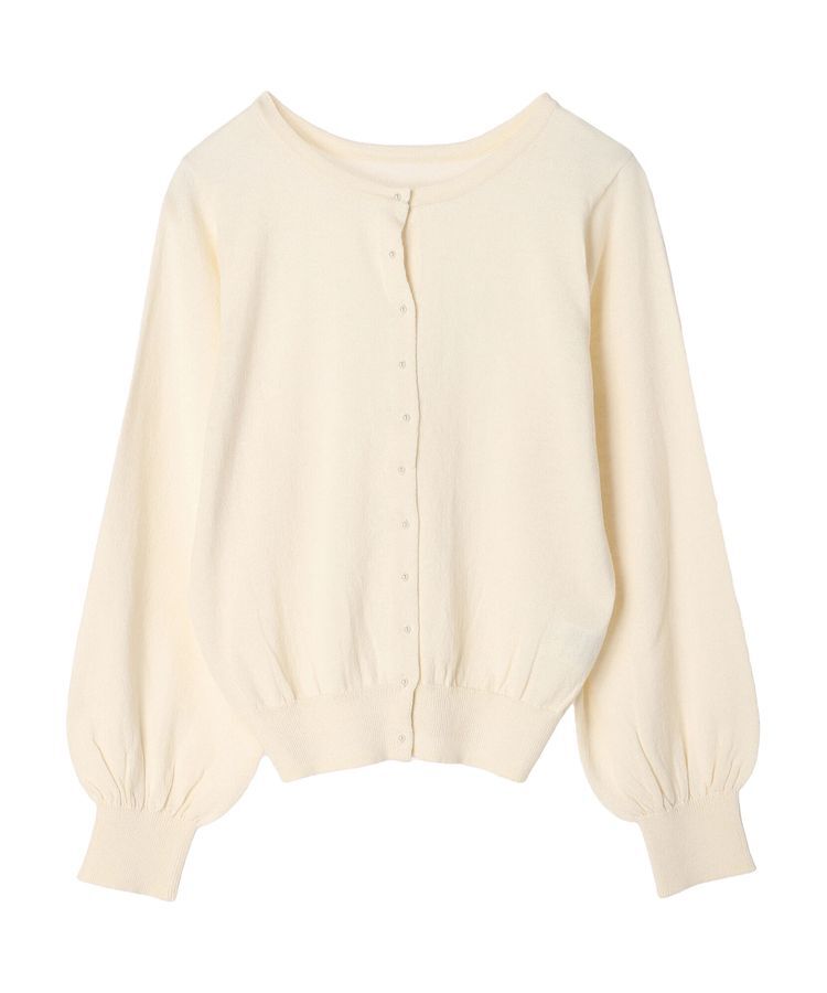 earth music&ecology「前後2WAYちびパールボタンカーディガン」|カーディガン|