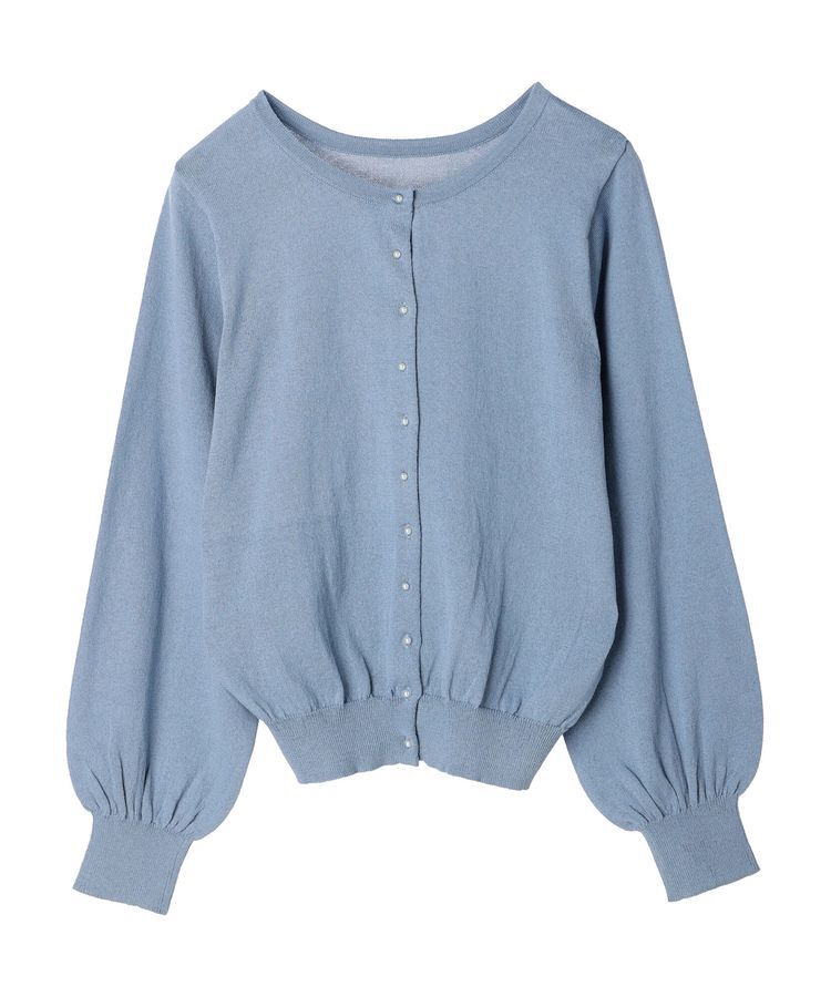 earth music&ecology「前後2WAYちびパールボタンカーディガン」|カーディガン|