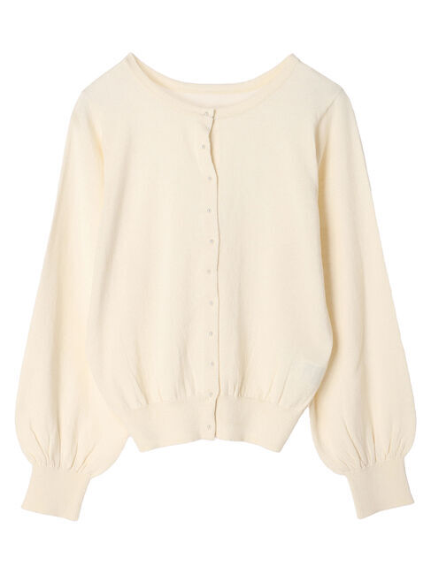 earth music&ecology「前後2WAYちびパールボタンカーディガン」|カーディガン|