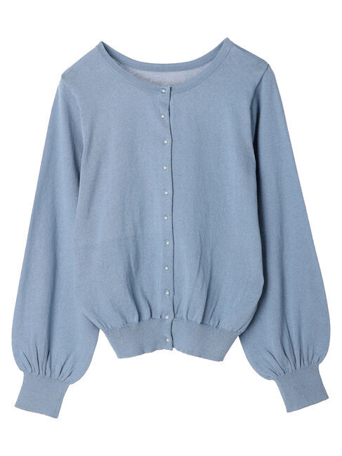 earth music&ecology「前後2WAYちびパールボタンカーディガン」|カーディガン|