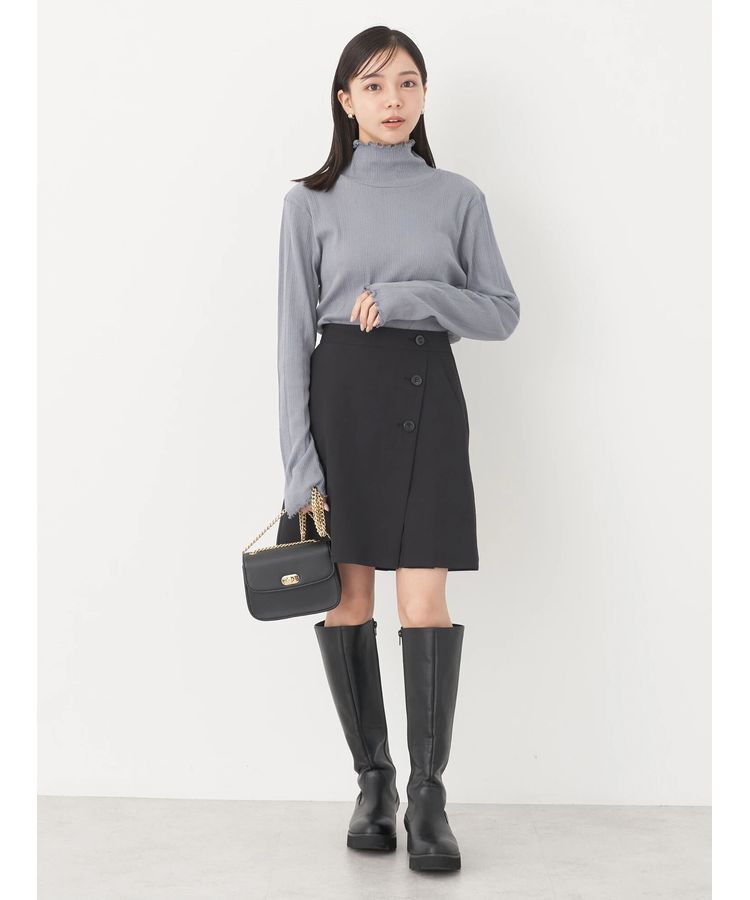 earth music&ecology「コットンシアータートルネックプルオーバー」|Tシャツ・カットソー|