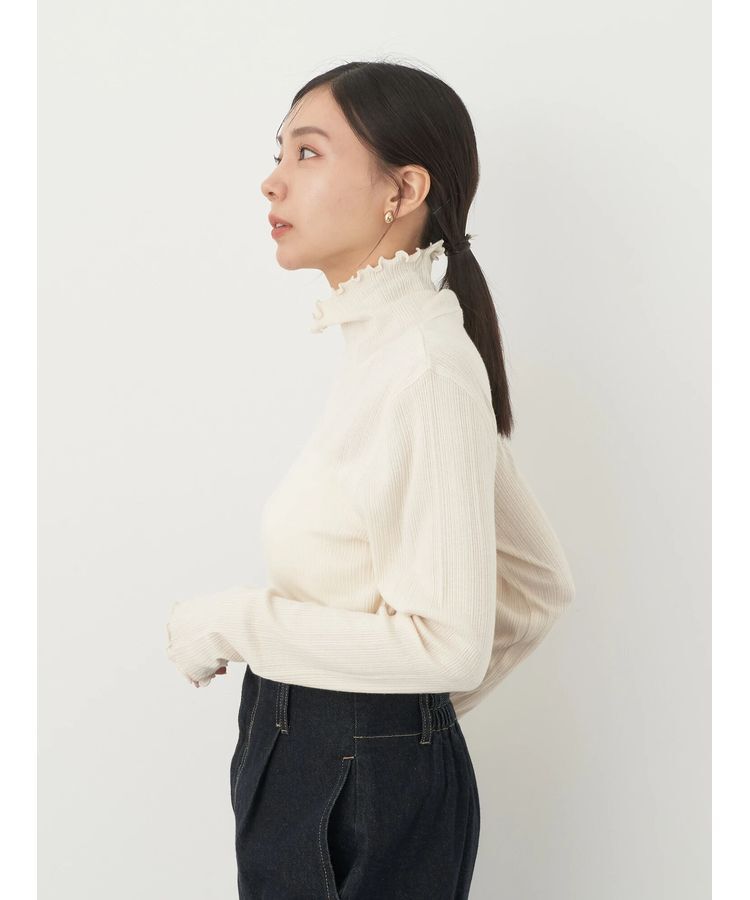 earth music&ecology「コットンシアータートルネックプルオーバー」|Tシャツ・カットソー|