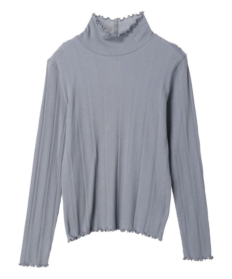 earth music&ecology「コットンシアータートルネックプルオーバー」|Tシャツ・カットソー|