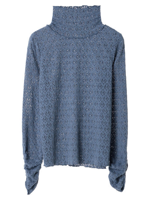 earth music&ecology「起毛レースハイネックインナー」|インナー|