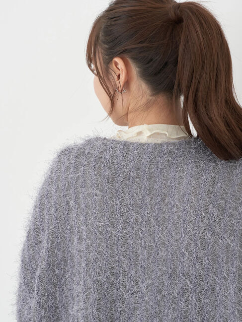 earth music&ecology「ふさふさショートカーディガン」|カーディガン|