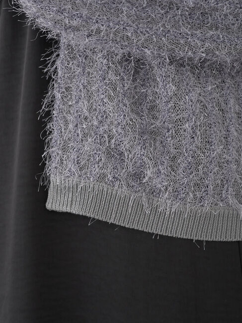 earth music&ecology「ふさふさショートカーディガン」|カーディガン|