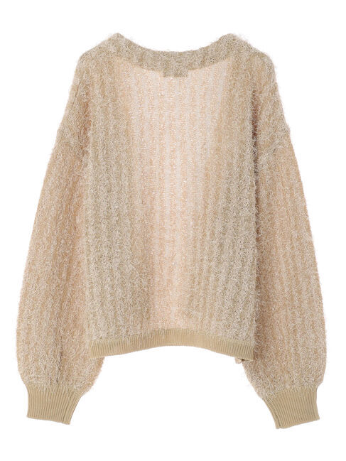 earth music&ecology「ふさふさショートカーディガン」|カーディガン|