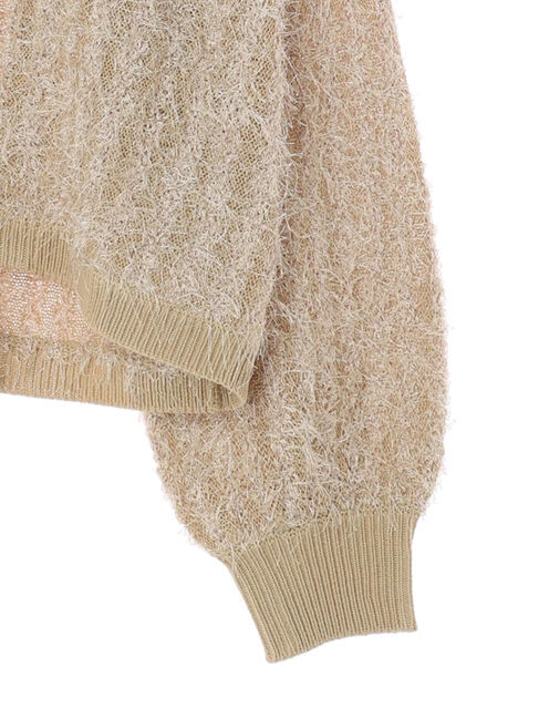 earth music&ecology「ふさふさショートカーディガン」|カーディガン|