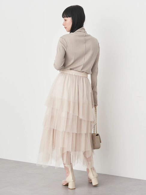 earth music&ecology「ランダムリブタートルネックプルオーバー」|Tシャツ・カットソー|