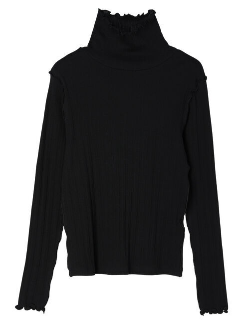 earth music&ecology「ランダムリブタートルネックプルオーバー」|Tシャツ・カットソー|