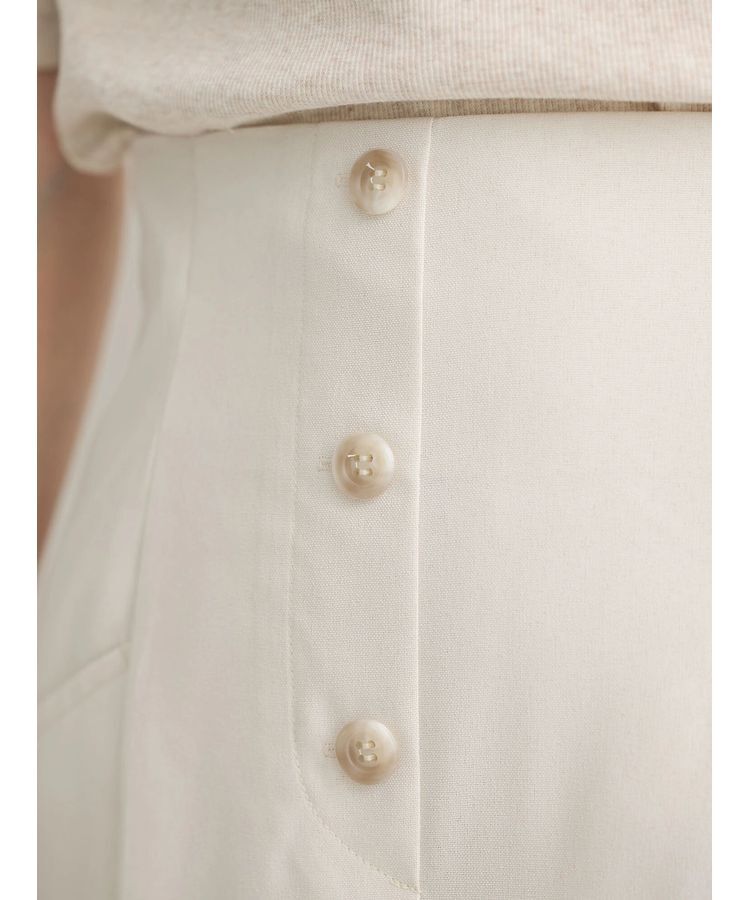 earth music&ecology「フロントボタンマーメイドスカート」|スカート|