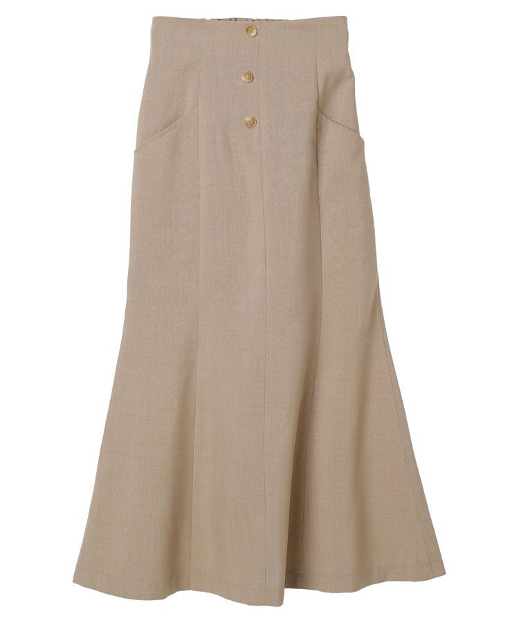 earth music&ecology「フロントボタンマーメイドスカート」|スカート|