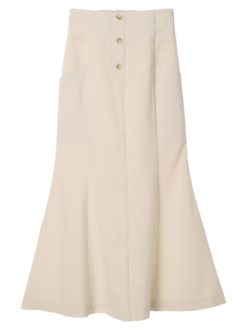 earth music&ecology「フロントボタンマーメイドスカート」|スカート|