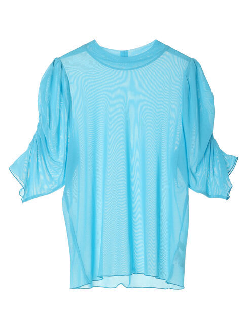 earth music&ecology「5分袖シアーインナー」|インナー|