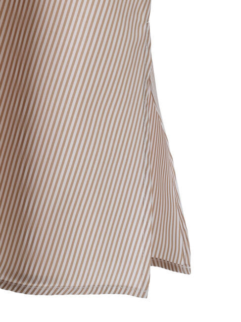 earth music&ecology「SET2点シャーリングビスチェ&times;シャツワンピース」|ワンピース|