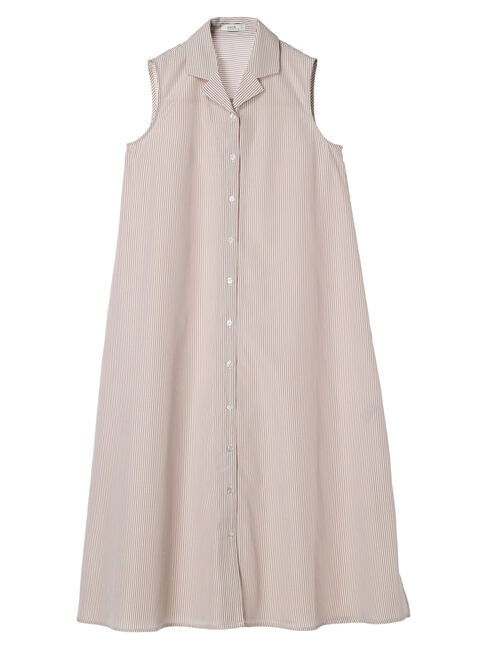 earth music&ecology「SET2点シャーリングビスチェ&times;シャツワンピース」|ワンピース|