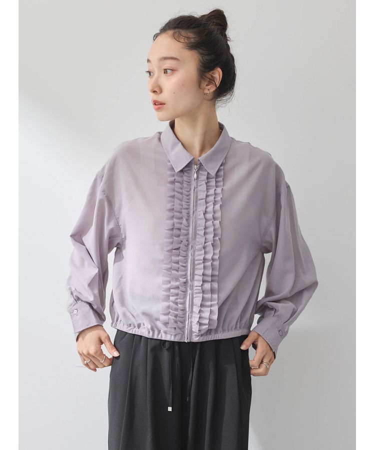 earth music&ecology「フリルシャツ」|シャツ・ブラウス|