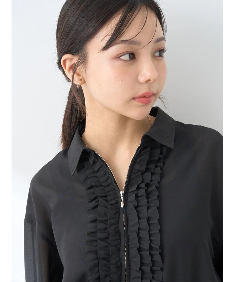 earth music&ecology「フリルシャツ」|シャツ・ブラウス|