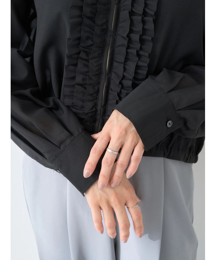 earth music&ecology「フリルシャツ」|シャツ・ブラウス|