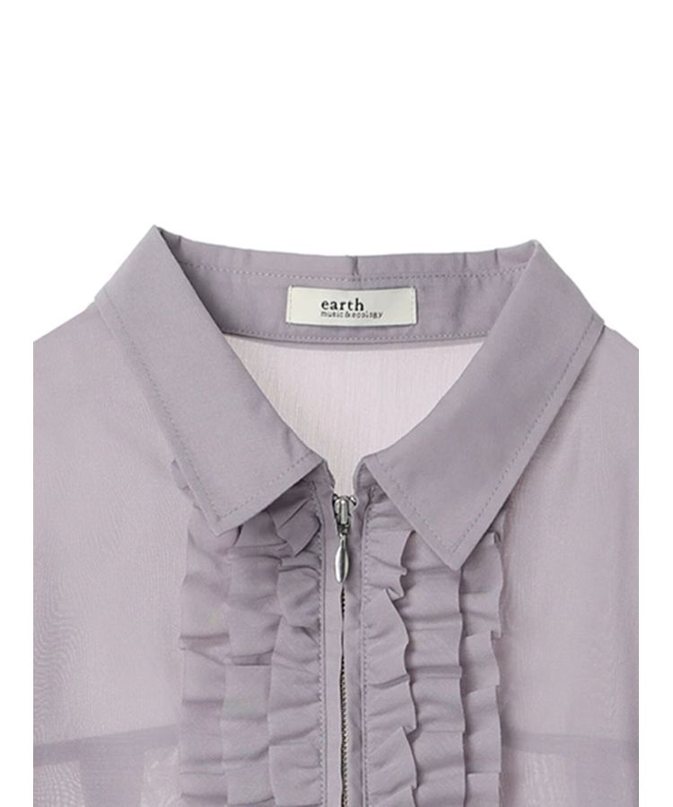 earth music&ecology「フリルシャツ」|シャツ・ブラウス|