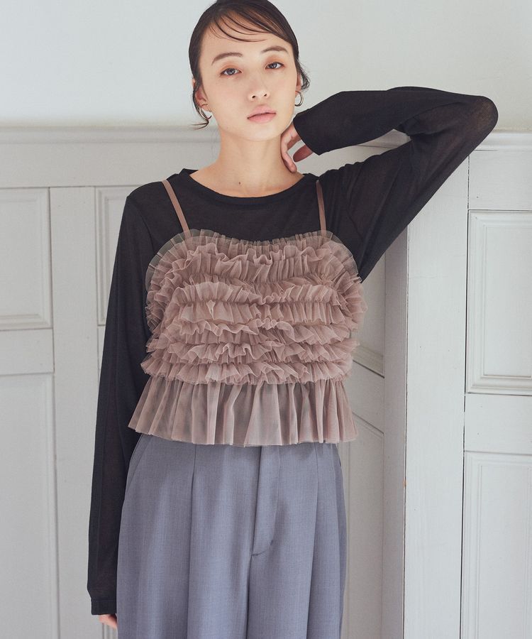 earth music&ecology「ラメシアープルオーバー」|Tシャツ・カットソー|