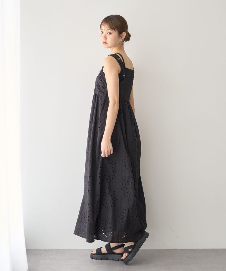 earth music&ecology「シフリー刺繍キャミワンピース」|ワンピース|