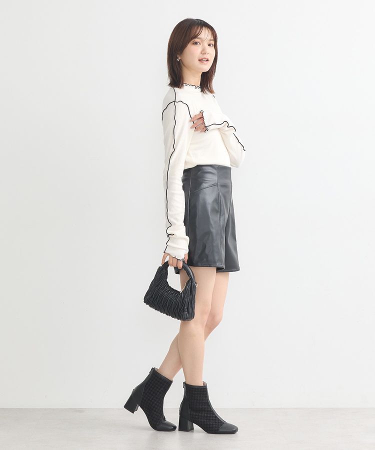 earth music&ecology「シンセティックレザーショートパンツ」|その他|