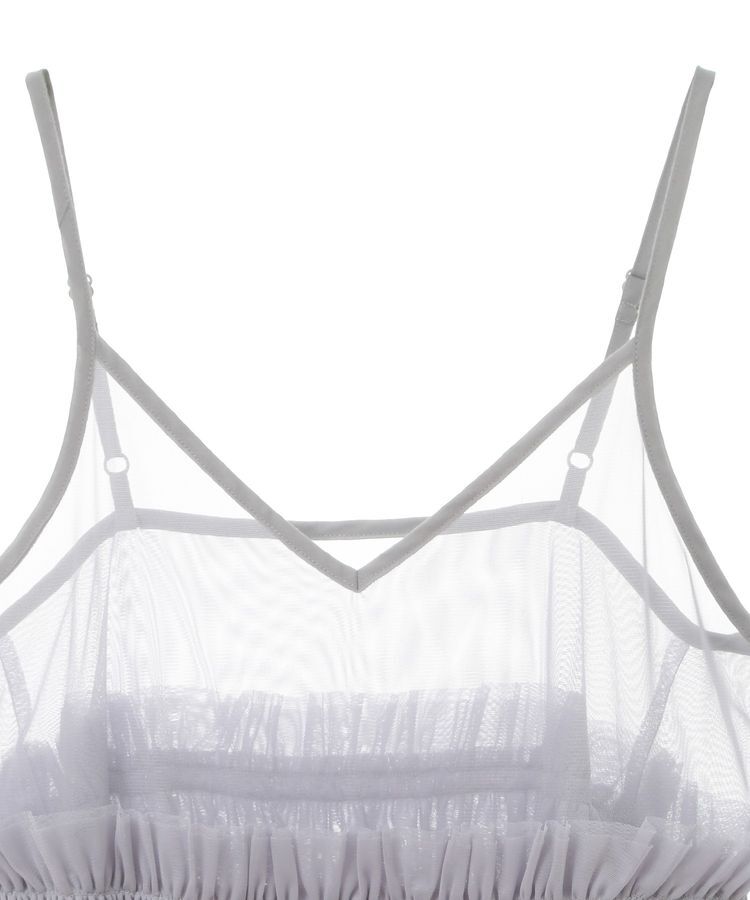 earth music&ecology「チュールティアードチュニック」|チュニック|