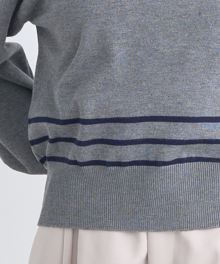 earth music&ecology「パールボタンニットプルオーバー」|ニット・セーター|