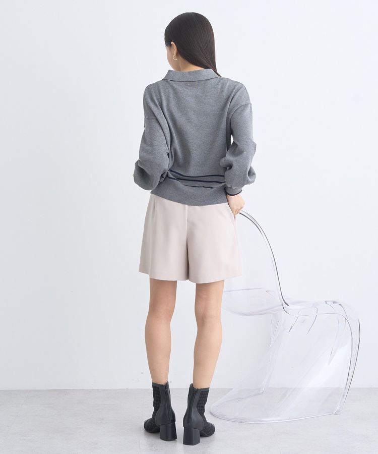 earth music&ecology「パールボタンニットプルオーバー」|ニット・セーター|