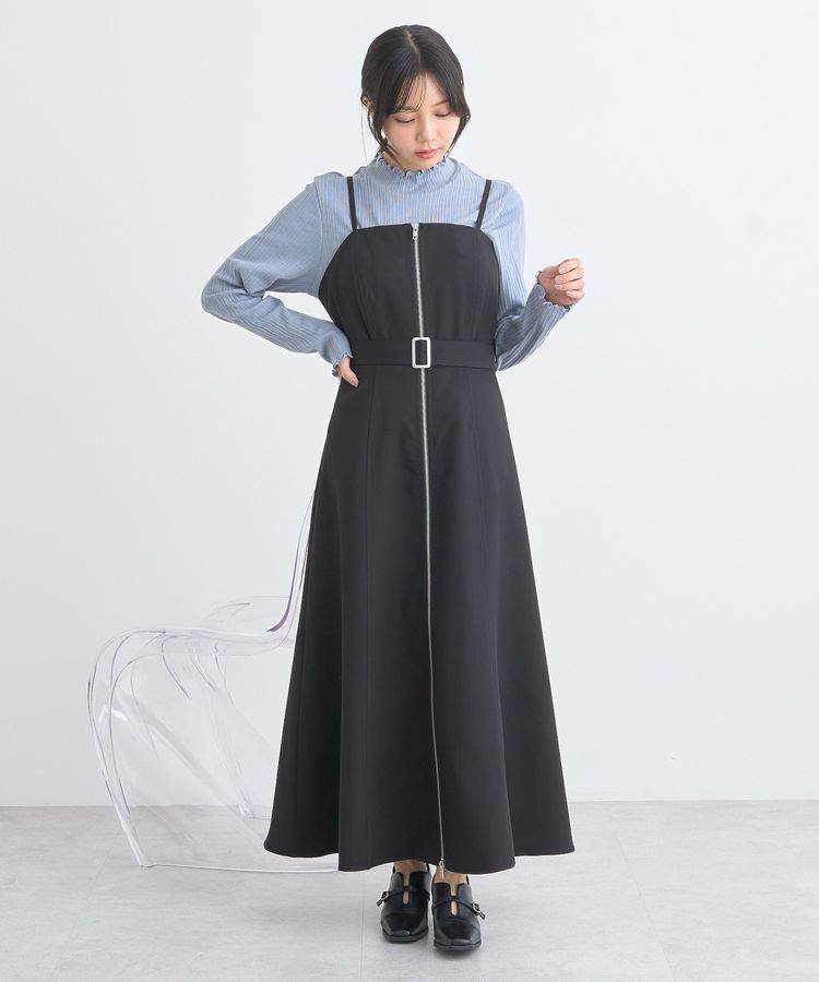 earth music&ecology「ランダムチェーンリブハイネックプルオーバー」|Tシャツ・カットソー|