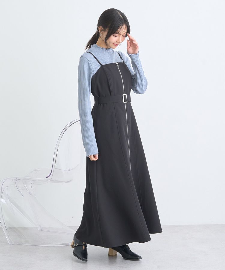 earth music&ecology「ランダムチェーンリブハイネックプルオーバー」|Tシャツ・カットソー|