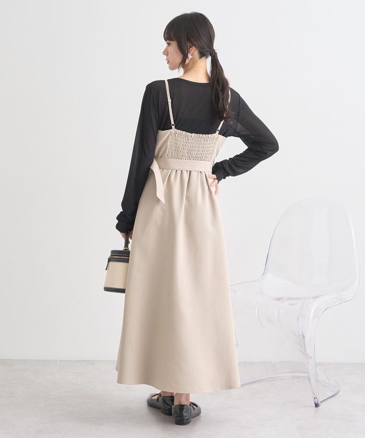 earth music&ecology「ダブルジップキャミワンピース」|ワンピース|