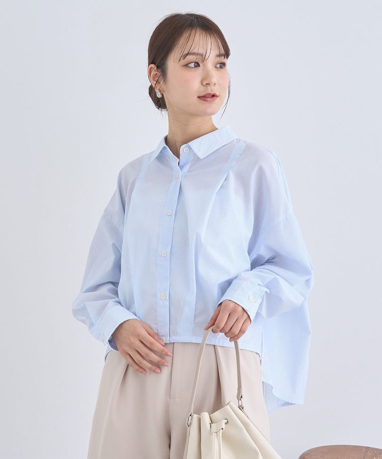 earth music&ecology「TRキュプラドロスロシャツ」|シャツ・ブラウス|