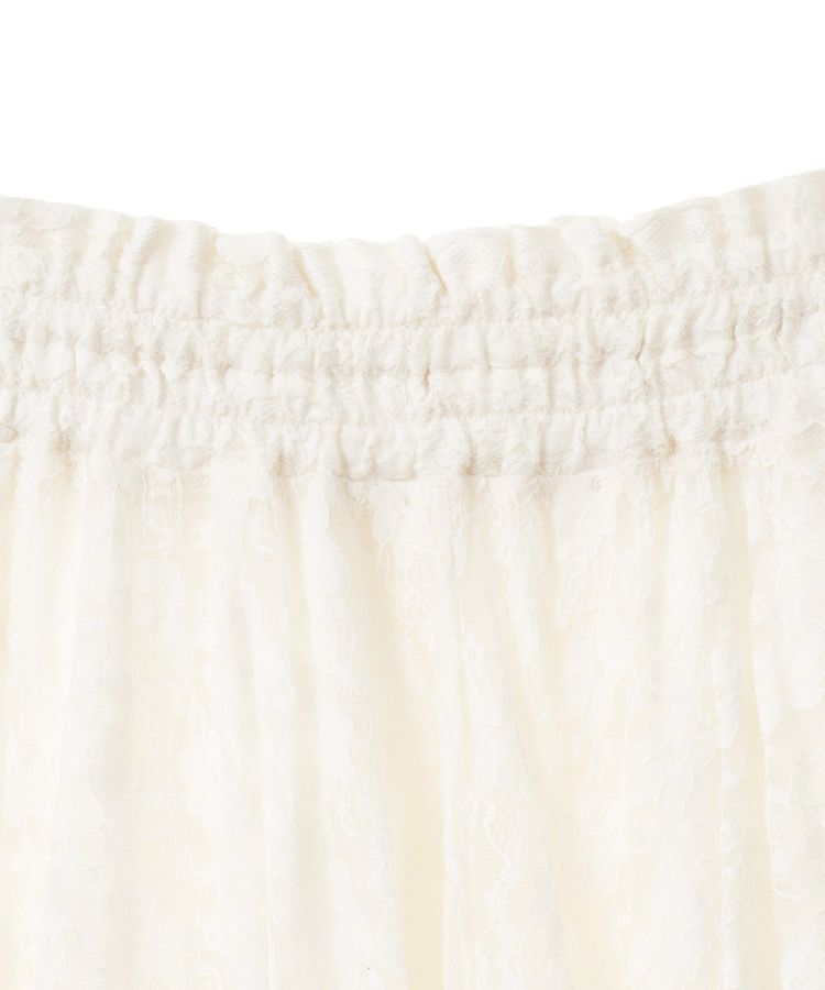 earth music&ecology「レースイレヘムスカート」|フレア|