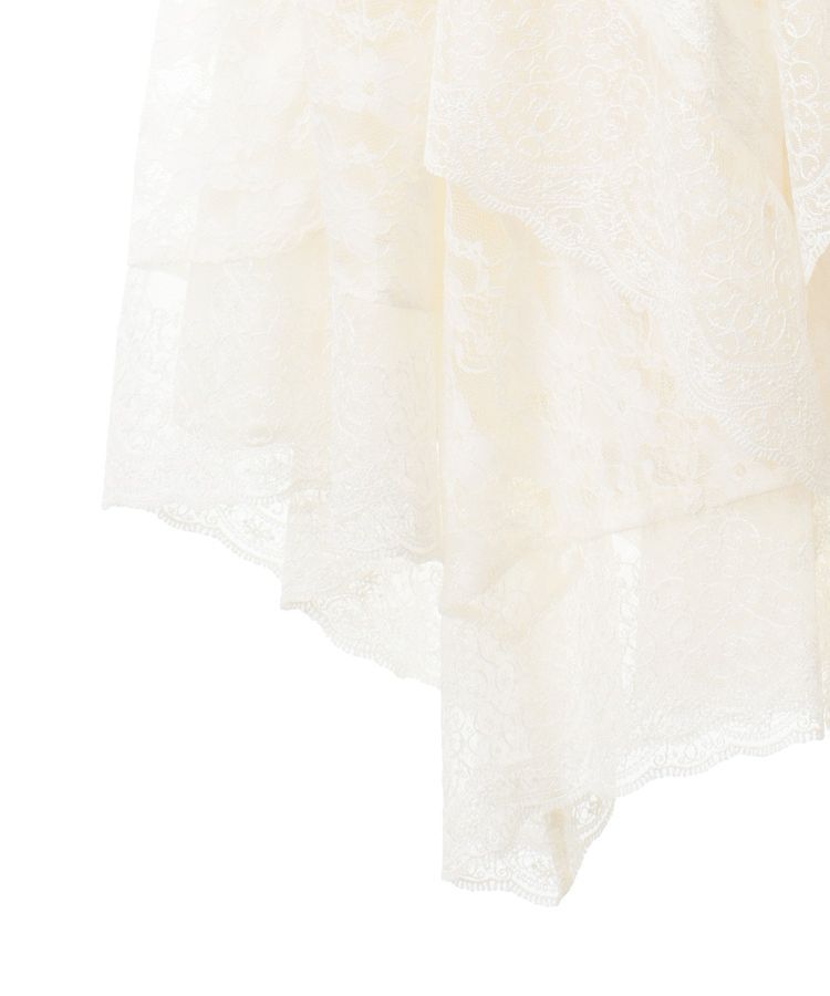 earth music&ecology「レースイレヘムスカート」|フレア|