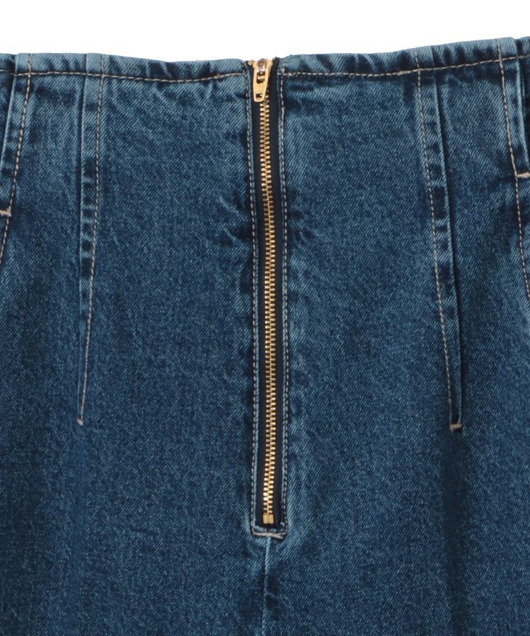 earth music&ecology「フロントZIPバックレースアップデニム」|デニム|