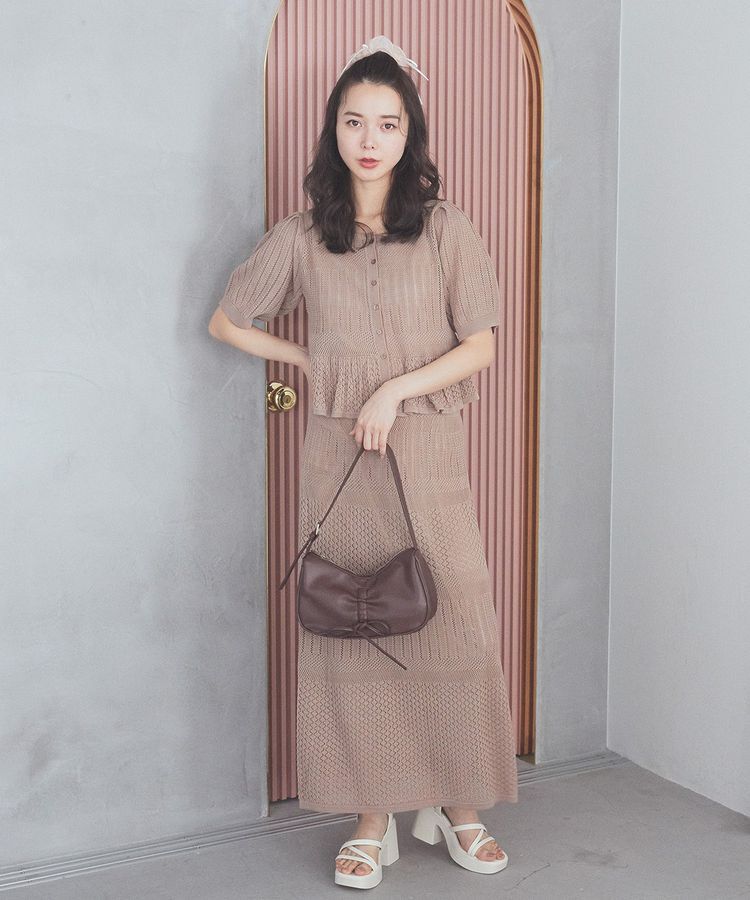 earth music&ecology「リボンドロストハンドバッグ」|ハンドバッグ|