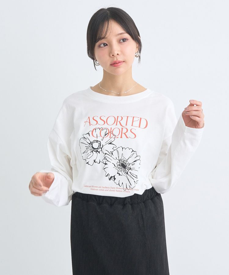 earth music&ecology「アソートグラフィックロンT」|Tシャツ・カットソー|A