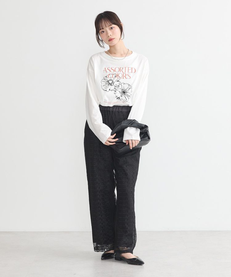 earth music&ecology「アソートグラフィックロンT」|Tシャツ・カットソー|