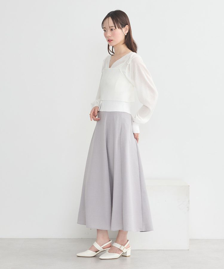 earth music&ecology「ラメリブニットビスチェ」|ベスト・ジレ|