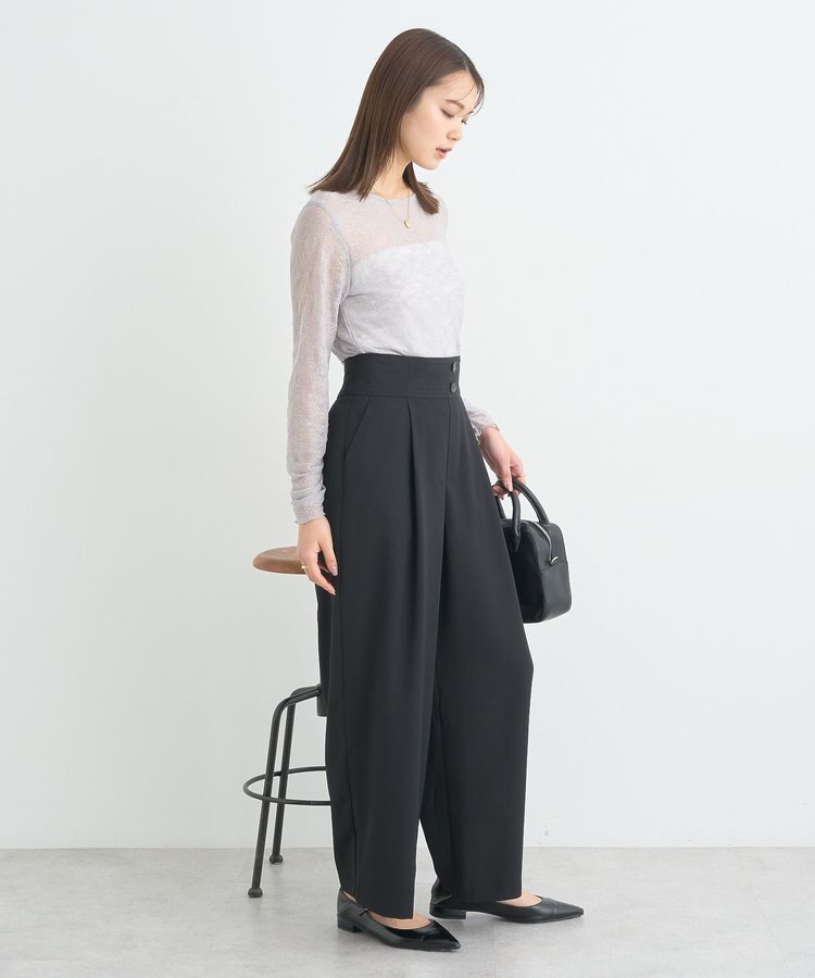 earth music&ecology「シアーレースプルオーバー」|Tシャツ・カットソー|