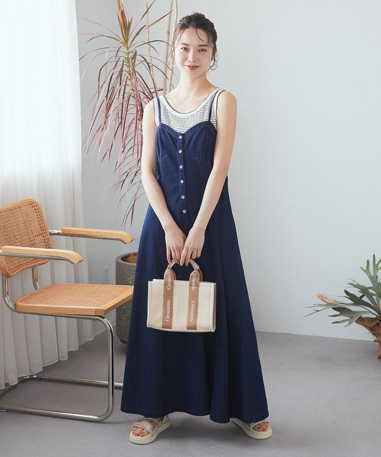 earth music&ecology「ピコトリミングタンクトップ」|キャミソール|