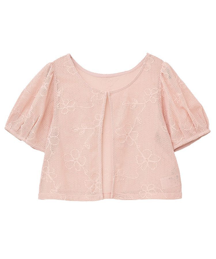 earth music&ecology「フラワーコード刺繍カーディガン」|カーディガン|