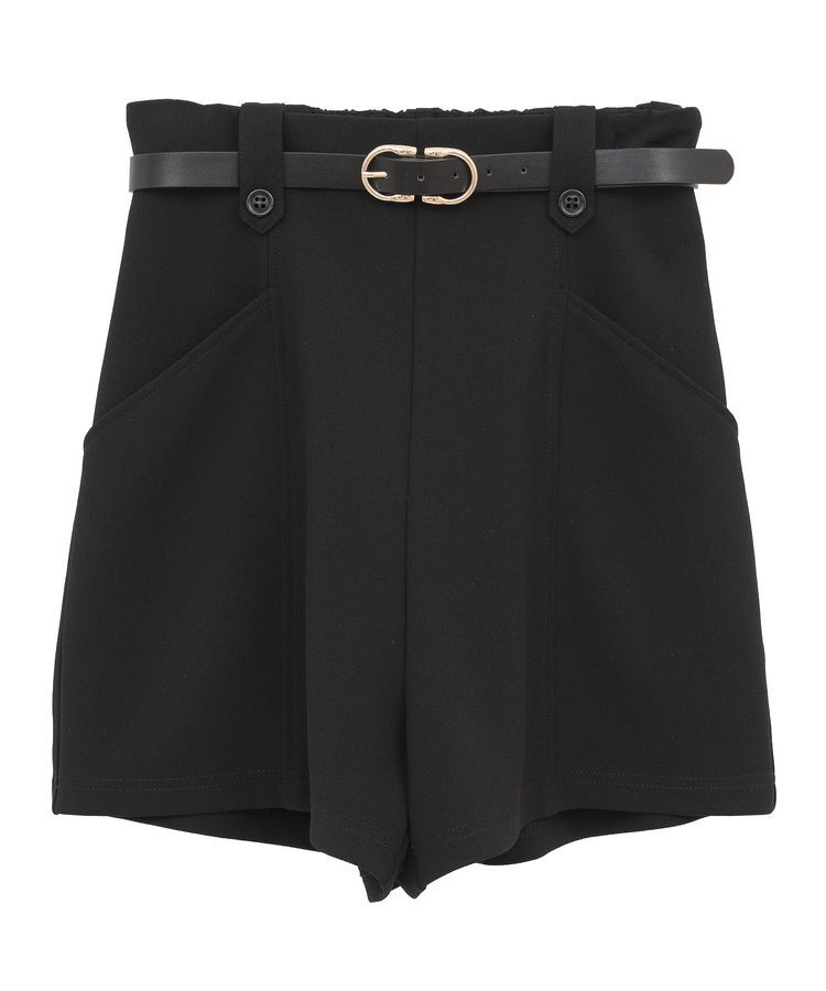 earth music&ecology「ベルト付きタブデザインショートパンツ」|その他|