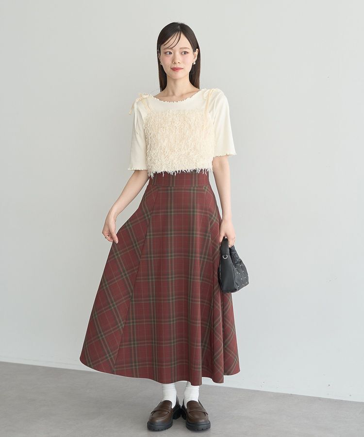 earth music&ecology「スタッズキルトバッグ」|ハンドバッグ|