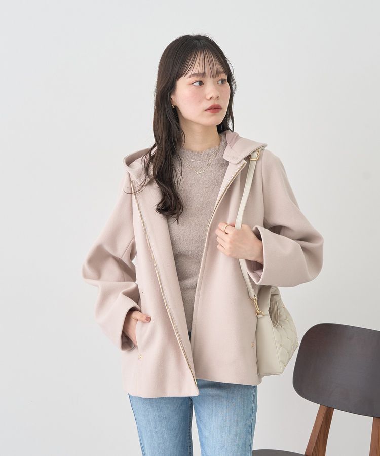 earth music&ecology「スタッズキルトバッグ」|ハンドバッグ|