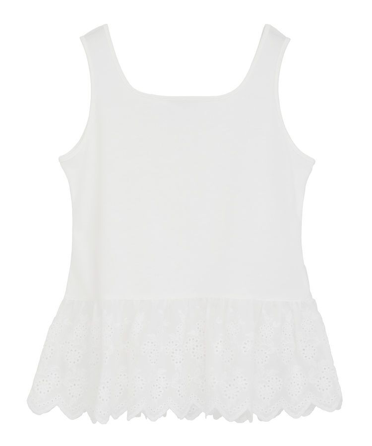 earth music&ecology「コットンレースヘムインナー」|キャミソール|